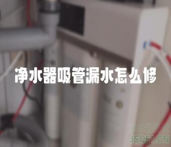 净水器吸管漏水怎么修